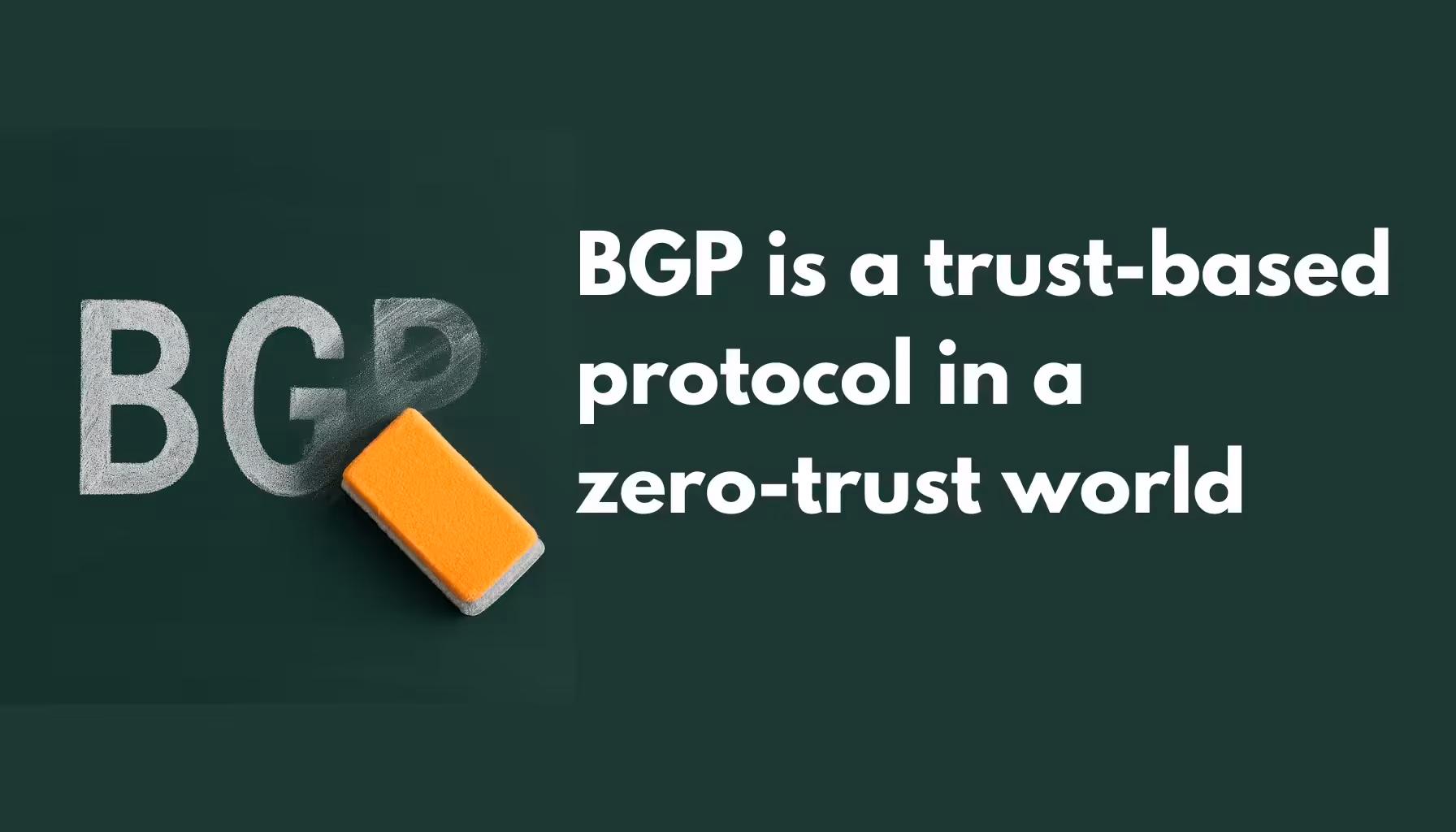 Removing BGP: Why It’s Time to Rethink Your Network Foun