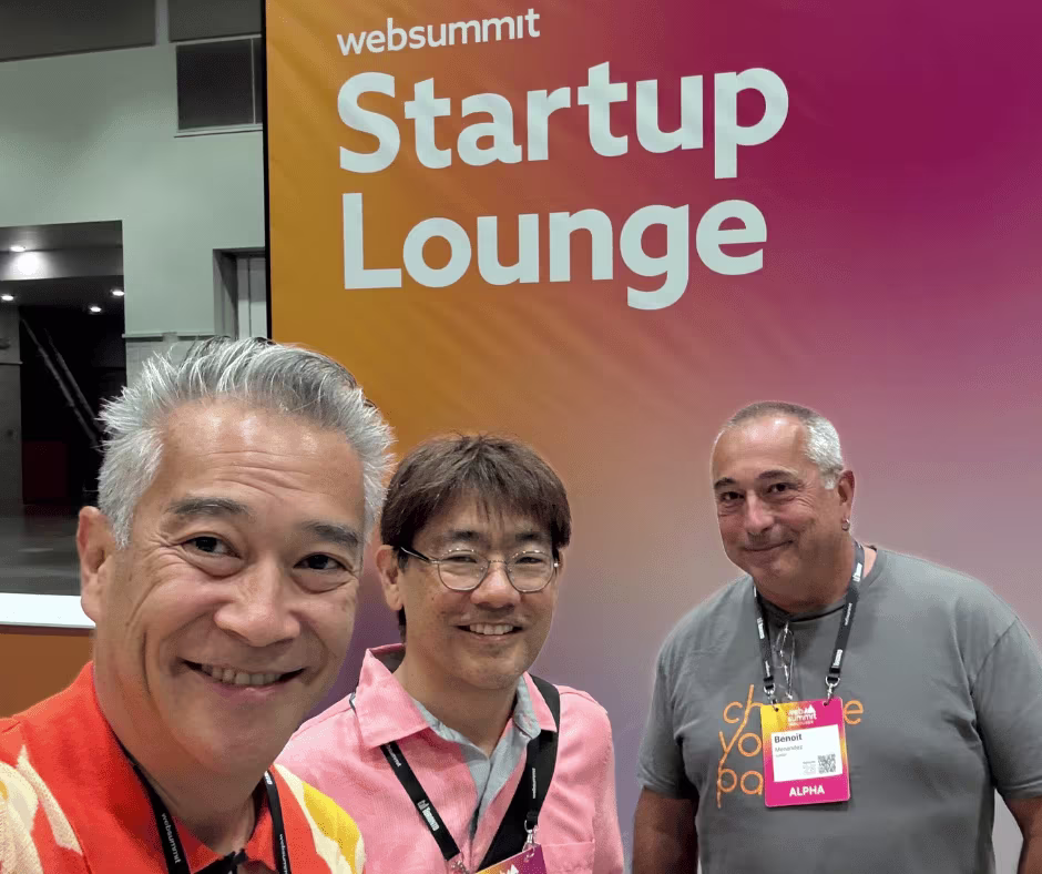 noBGP team at the Websummit Startup Lounge